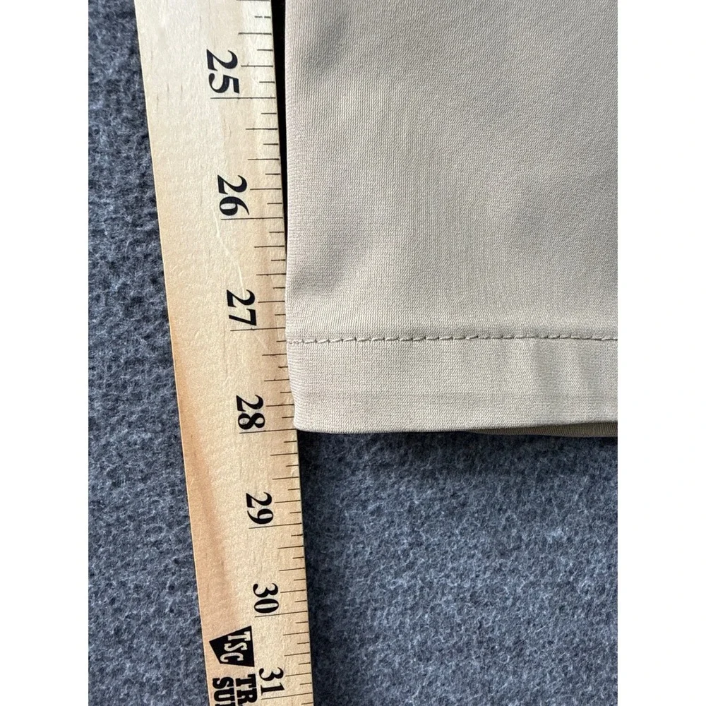 Twillory Performance Pants Mens 36x28 Trim Fit Khaki Golf Technical Fabric Chino